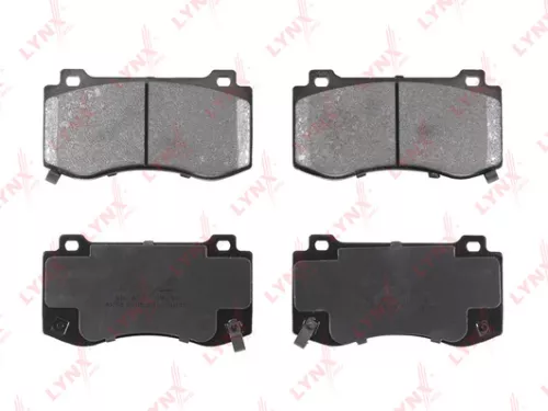 Disc brake pads, front