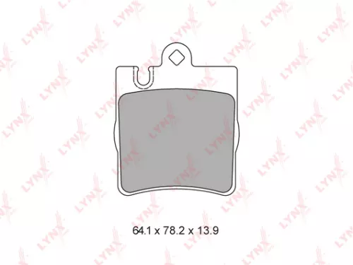 Disc brake pads, rear