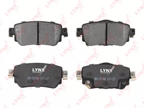 Disc brake pads, rear