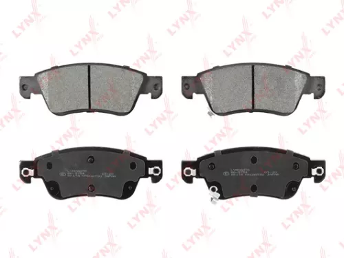 Disc brake pads, front