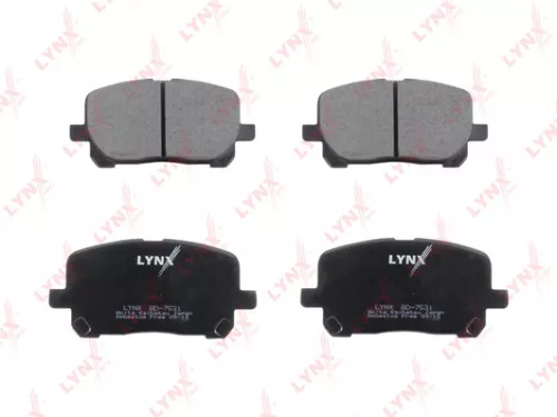 LYNXAUTO Disc brake pads, front (BD-7531)