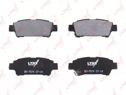 LYNXAUTO Disc brake pads, rear (BD-7574)