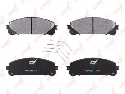 LYNXAUTO Disc brake pads, front (BD-7596)