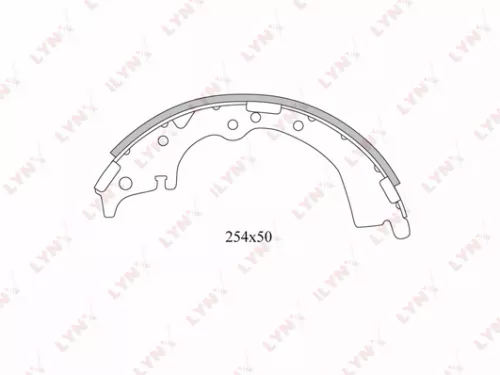 LYNXAUTO Brake shoes (BS-7515)