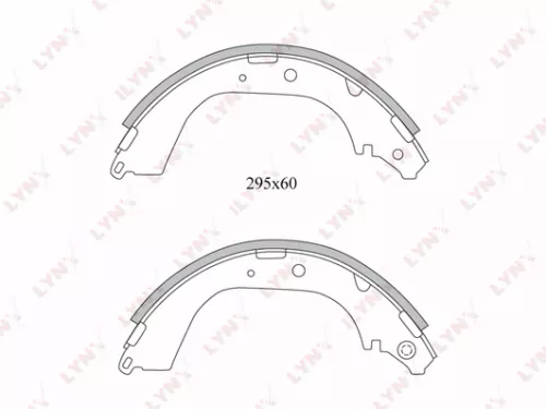 LYNXAUTO Brake shoes (BS-7519)