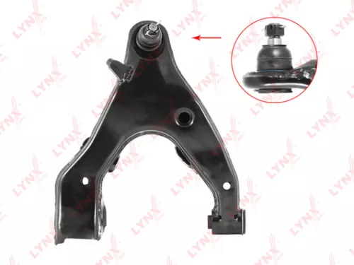 Control arm, front, lower, right