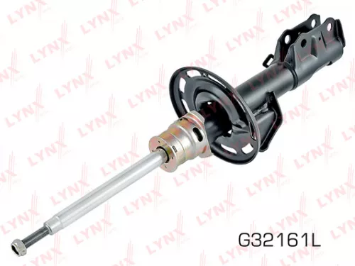 Shock absorber strut gas, left, front