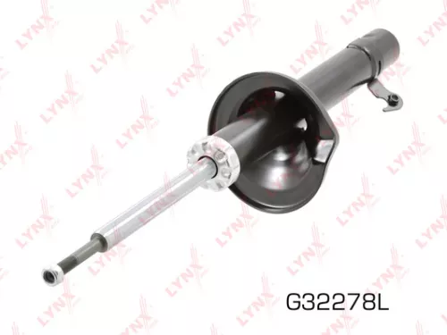 Shock absorber strut gas, left, front