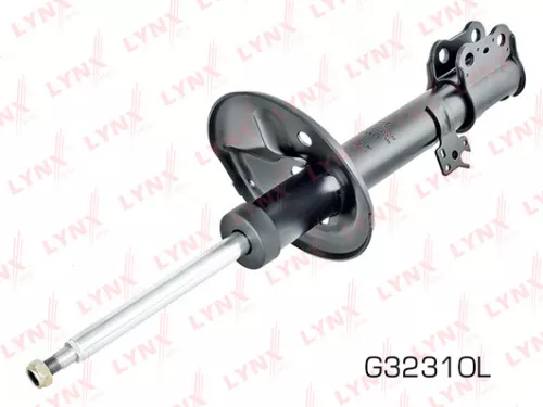 Shock absorber strut gas, left, front