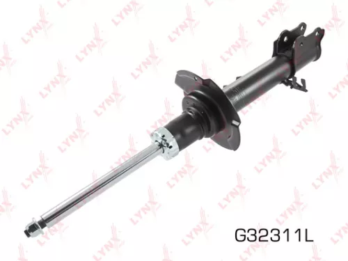 Shock absorber strut gas, left, front