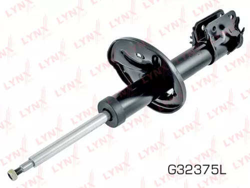 Shock absorber strut gas, left, front