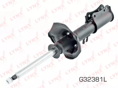Shock absorber strut gas, left, front