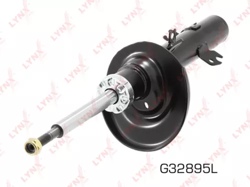 Shock absorber strut gas, left, front