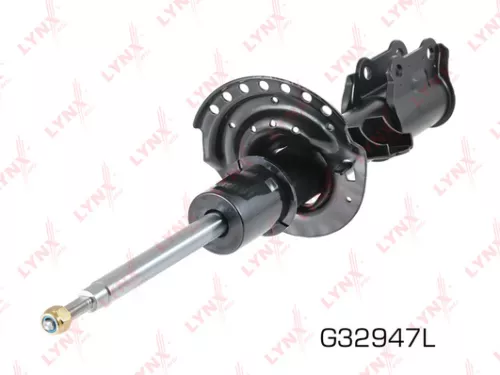 Shock absorber strut gas, left, front