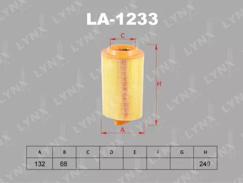 LYNXAUTO Air filter (LA-1233)