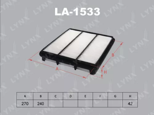 LYNXAUTO Air filter (LA-1533)