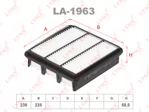 LYNXAUTO Air filter (LA-1963)