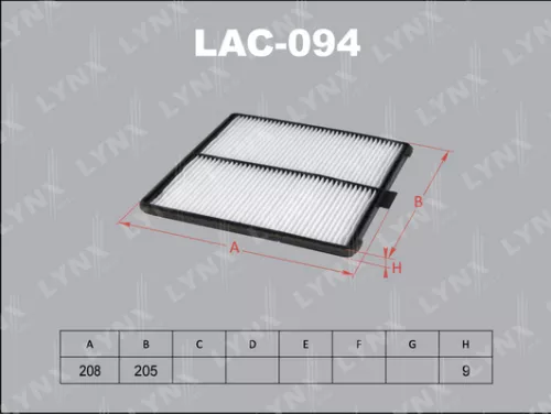LYNXAUTO Cabin filter (LAC-094)