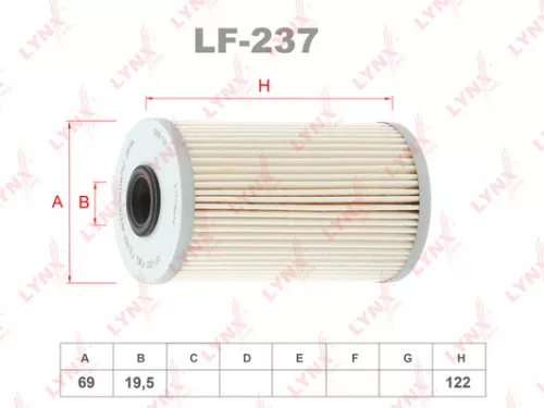 LYNXAUTO Fuel filter (LF-237)