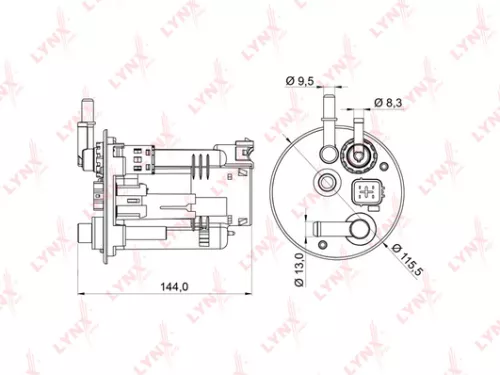 Fuel filter, in-tank