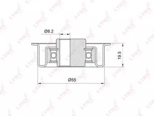Tension pulley, timing belt