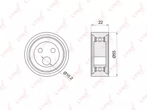 Tension pulley, timing belt