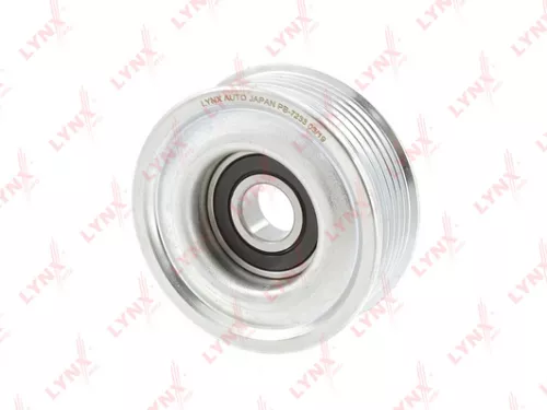 LYNXAUTO Deflection/Guide pulley, poly v-belt (PB-7233)