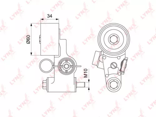 Tensioner (hydraulic), timing belt