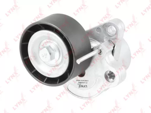 Belt tensioner, poly v-belt